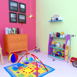 Cavy Cheer Bookcase Shelve Storage Organizer Kids Bedroom Rack Decor - waseeh.com