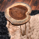 Billet Wooden Log Hairpin Table (Epoxy Build) - waseeh.com