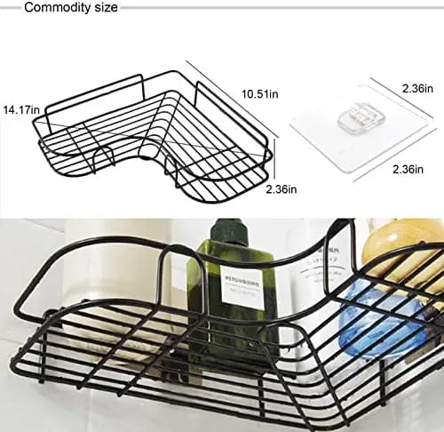 Bathroom Corner Metal Shelve - waseeh.com