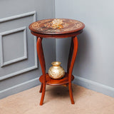 Carved Odanha Living Lounge Drawing Room Table (Shisham) - waseeh.com