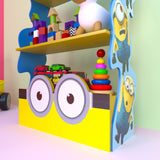 Minions Land Bookcase Shelve Kids Bedroom Rack Decor - waseeh.com