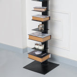 Classic Vertical Living Bedroom Bookcase Shelve Rack Decor (10 Tier) - waseeh.com