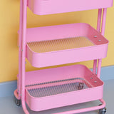 Nude Trolley Storage Basket (3-Tier) - waseeh.com