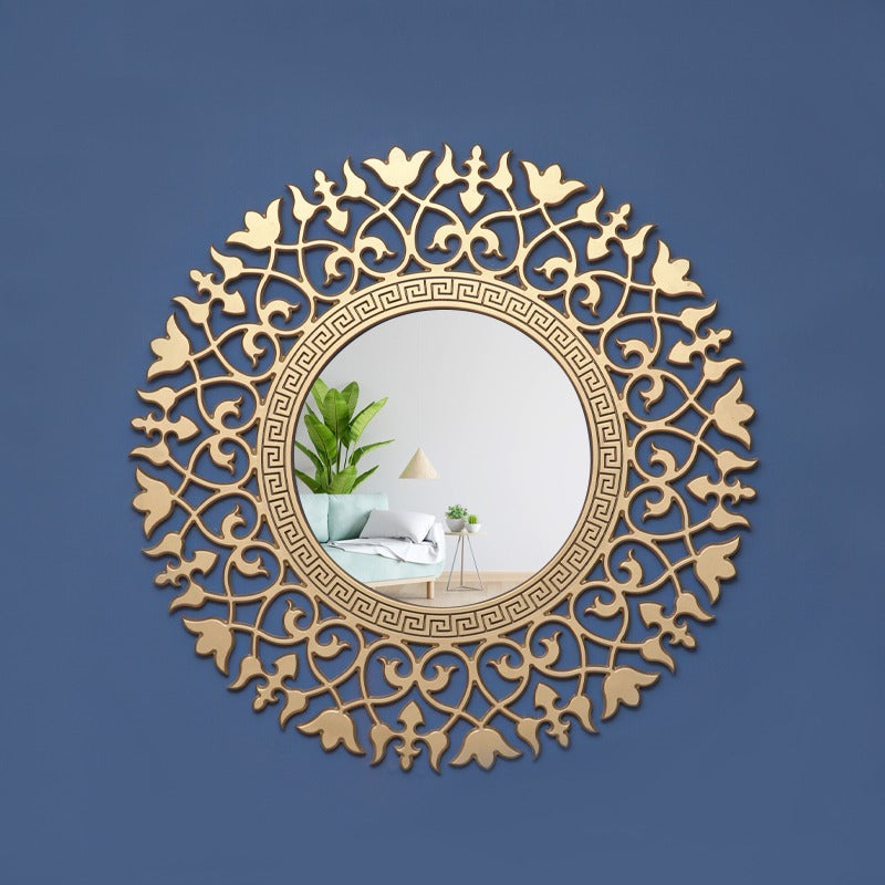 Bliant Flower Decorate Mirror - waseeh.com