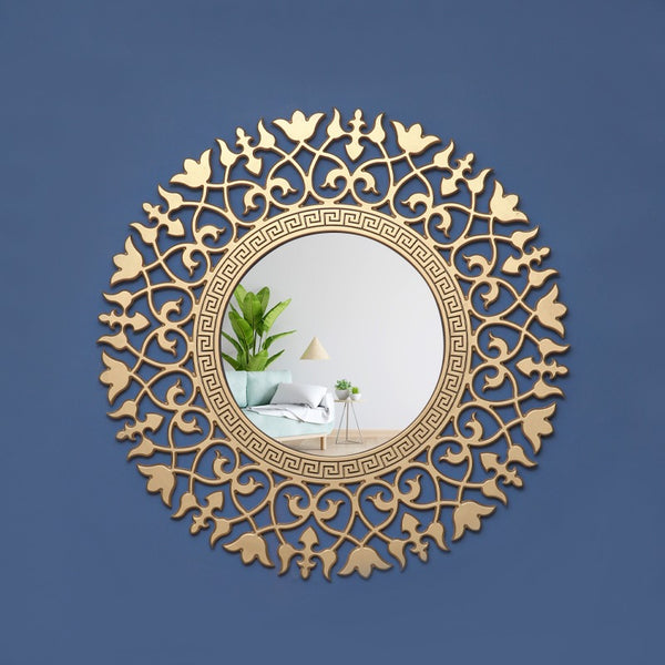 Bliant Flower Decorate Mirror - waseeh.com