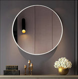 Asmiro Wall Hanging Round Mirror Decor - waseeh.com