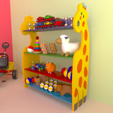 Shady Giraffe Kids Toy Bookcase Organizer Rack