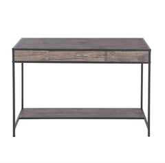 Healey Living Room Office Wide Organizer Writing Desk - waseeh.com