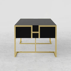 Jocise White Rectangular Living Lounge Bedroom Coffee Center Table - waseeh.com