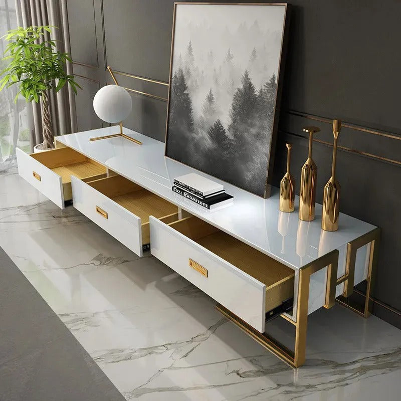 Inclination Rectangular Living Lounge Bedroom LED Wall Console Table - waseeh.com