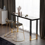 Feigned Living Lounge Drawing Room Counter Breakfast LED Console Table