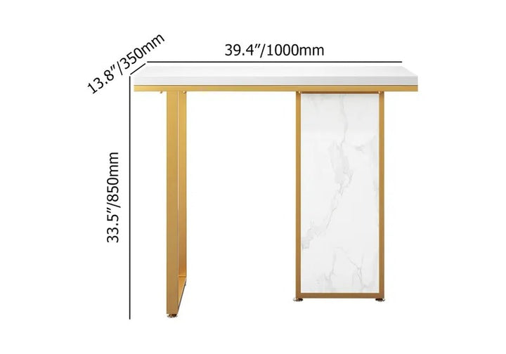 Seyfert Modern Rectangular Living Lounge Drawing Room Entryway Console Table - waseeh.com