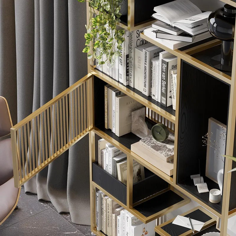 Congruous Lounge Living Room Bookcase Organizer Storage Rack – waseeh.com