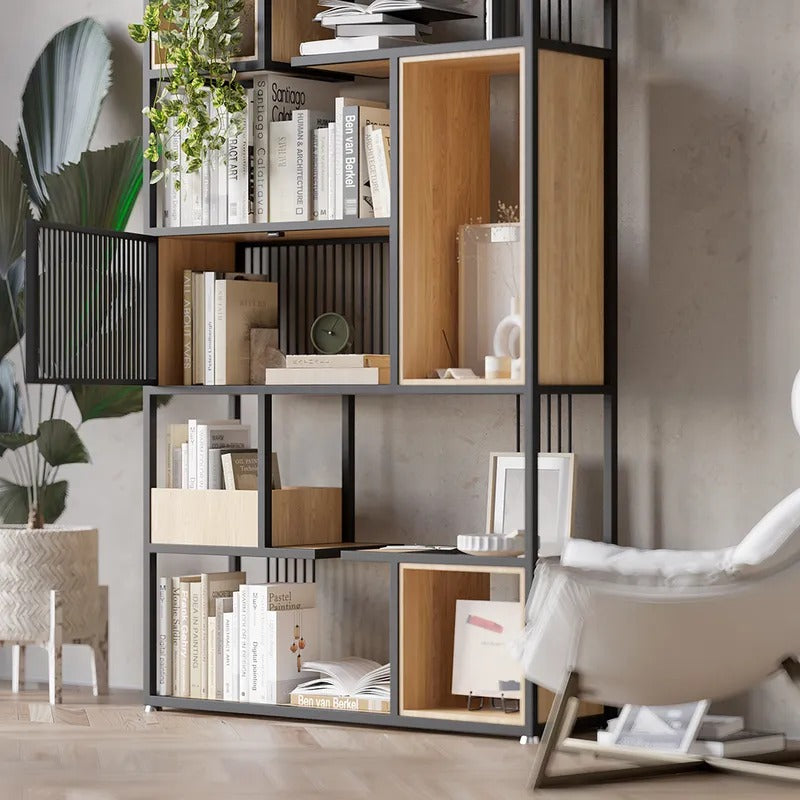 Congruous Lounge Living Room Bookcase Organizer Storage Rack – waseeh.com