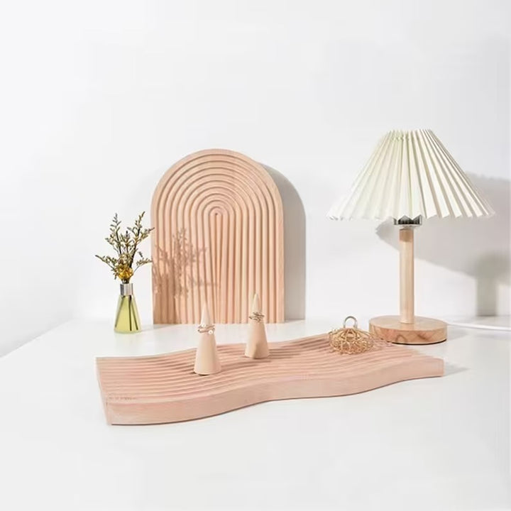 Groove In Wooden Kitchen Serving Home Decor Tray - waseeh.com