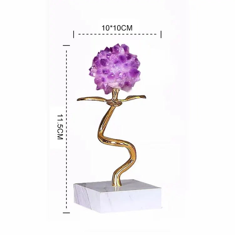 Pearl Flower Sculpture Decor - waseeh.com