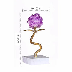 Pearl Flower Sculpture Decor - waseeh.com