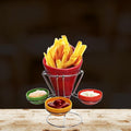 Fries Tray Stand - waseeh.com