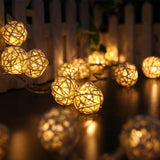 Rattan Ball Lights - waseeh.com