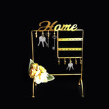 Home Key Holder Golden With Flower - waseeh.com