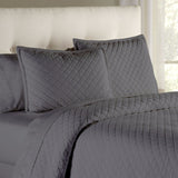 3 Pieces Luxury Satin Bedspread Set - King Size - waseeh.com