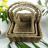 Pattered Braided Baskets (3 pcs) - waseeh.com