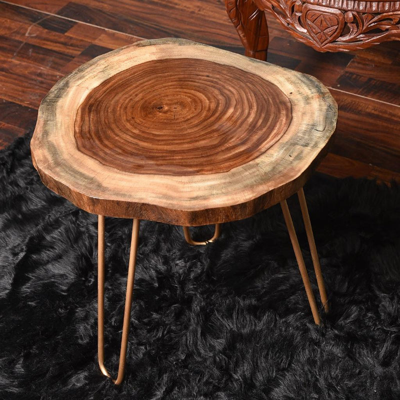 Billet Wooden Log Hairpin Table (Epoxy Build) - waseeh.com