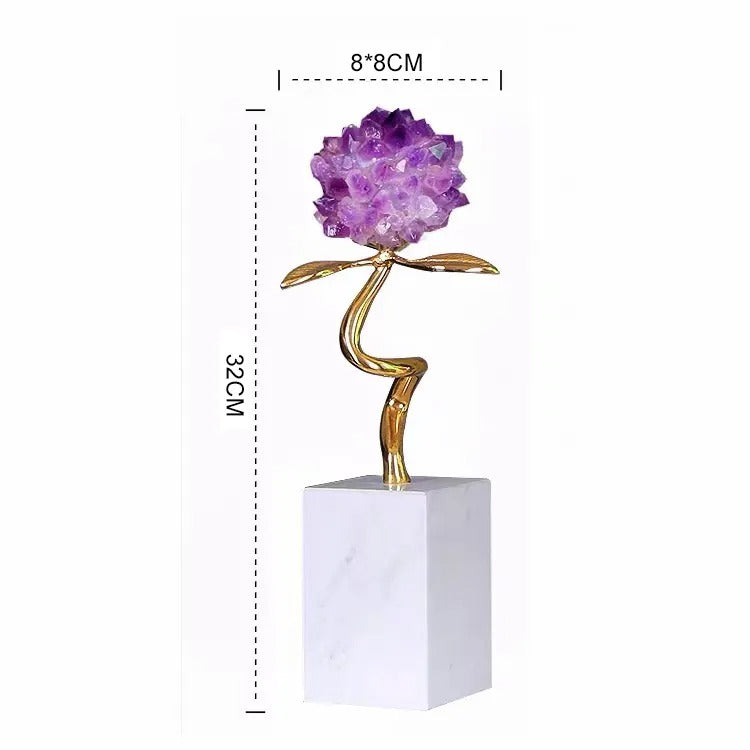 Pearl Flower Sculpture Decor - waseeh.com