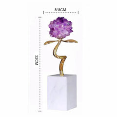 Pearl Flower Sculpture Decor - waseeh.com