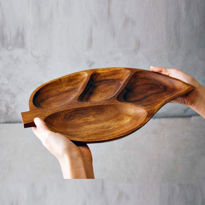 Acacia Autumn Solid Wood Guest Snack Kitchen Serving Tray | kitchen item | Waseeh Pakistan