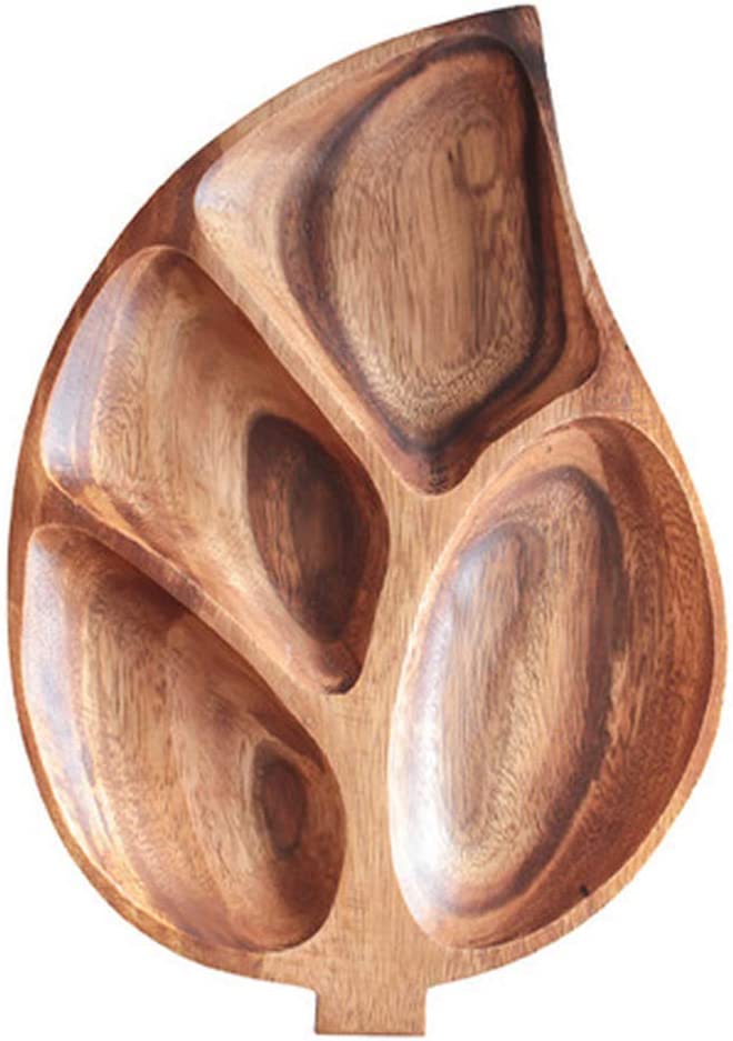 Acacia Autumn Solid Wood Guest Snack Kitchen Serving Tray | kitchen item | Waseeh Pakistan