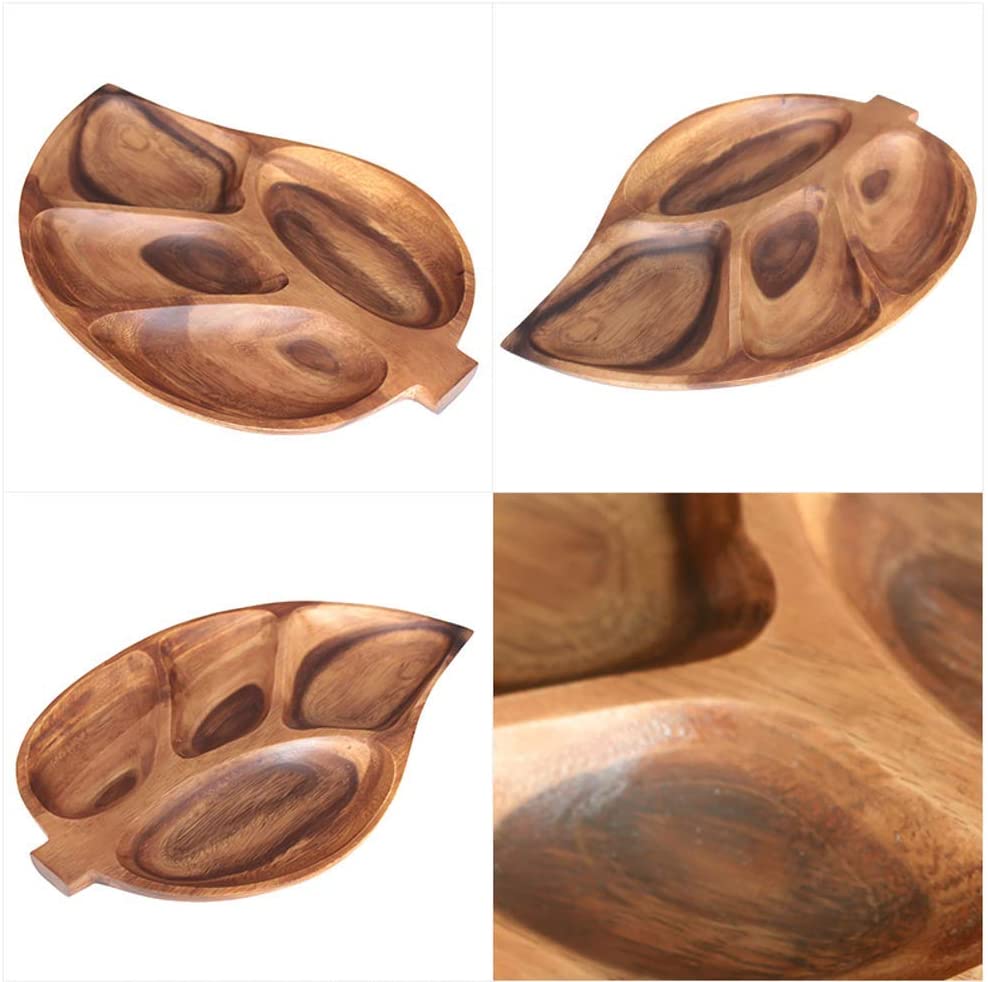 Acacia Autumn Solid Wood Guest Snack Kitchen Serving Tray | kitchen item | Waseeh Pakistan