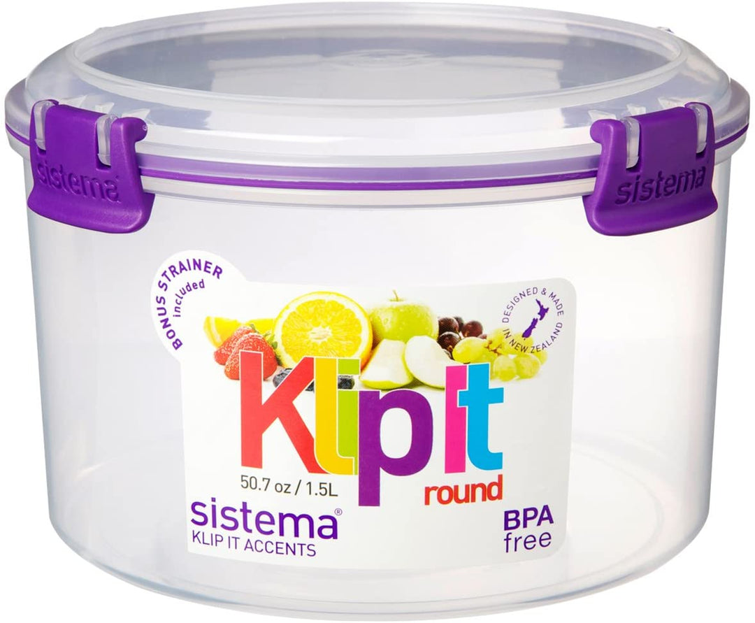 Accents Round Container 1.5 L | kitchen item | Waseeh Pakistan
