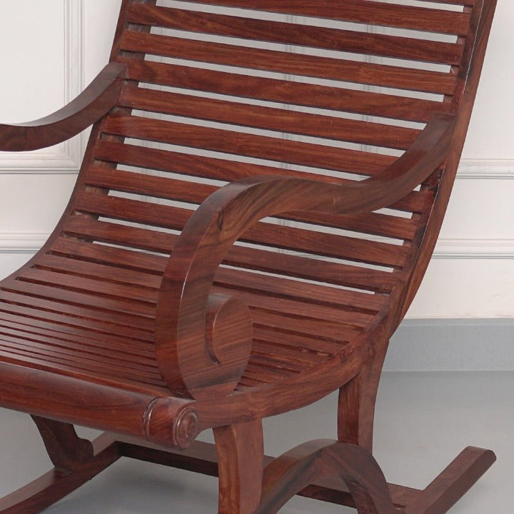 Acklom Rocking Living Lounge Bedroom Chair (shisham)-Special | Not Sale FB | Waseeh Pakistan