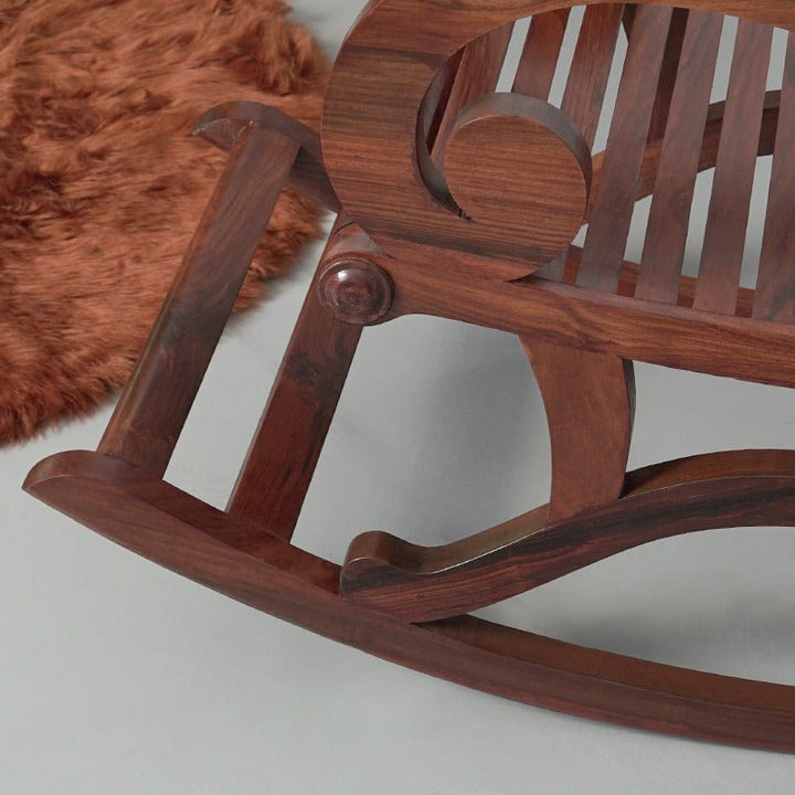 Acklom Rocking Living Lounge Bedroom Chair (shisham)-Special | Not Sale FB | Waseeh Pakistan