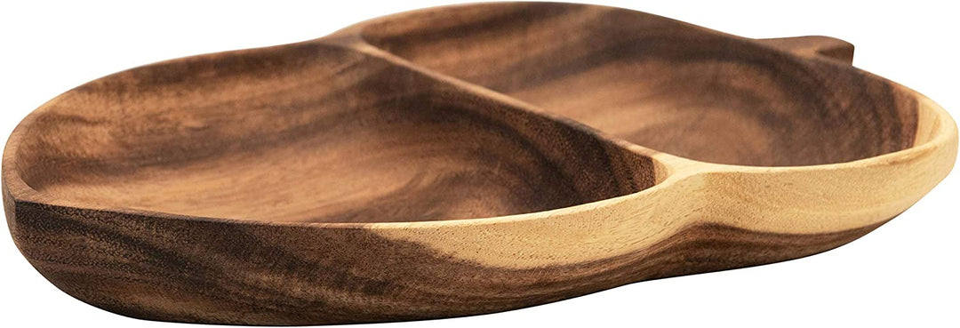 Acorn Leaf Solid Wood Guest Snack Kitchen Serving Tray | kitchen item | Waseeh Pakistan