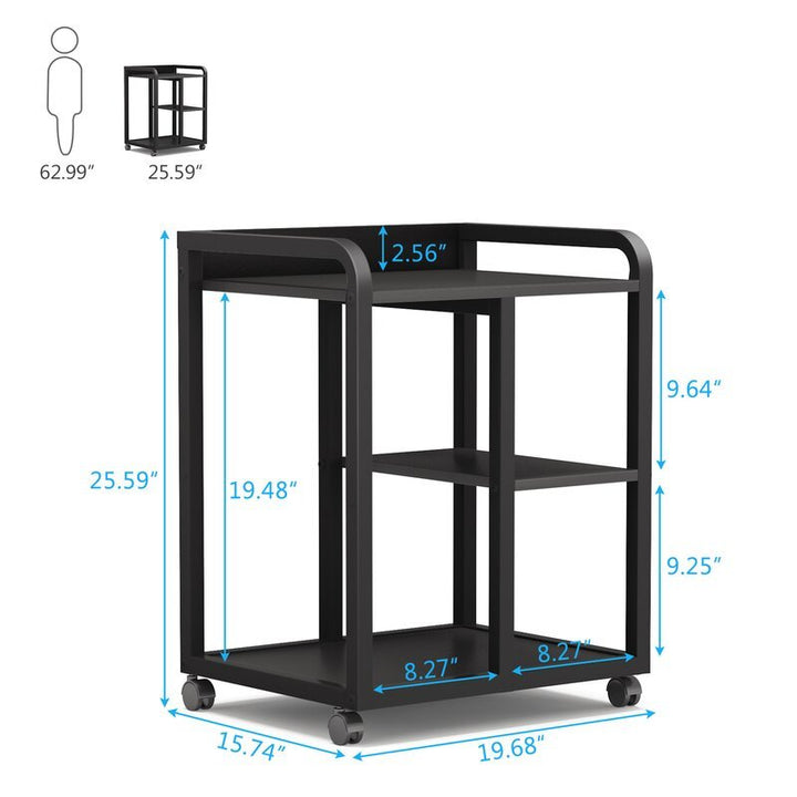 Adama Rolling Home Office Side Table Trolley | Not Sale FB | Waseeh Pakistan