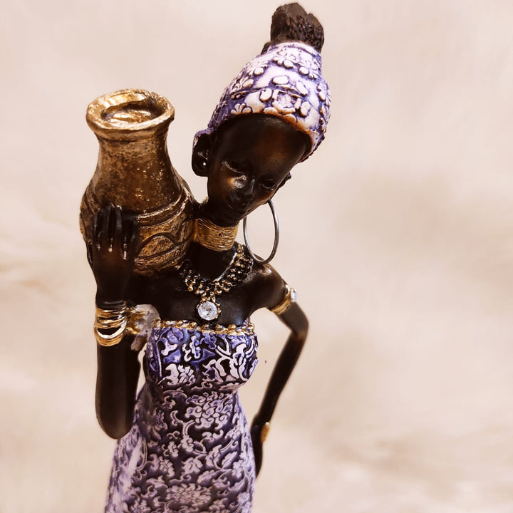 African Girl Satute Decor | Home Décor | Waseeh Pakistan
