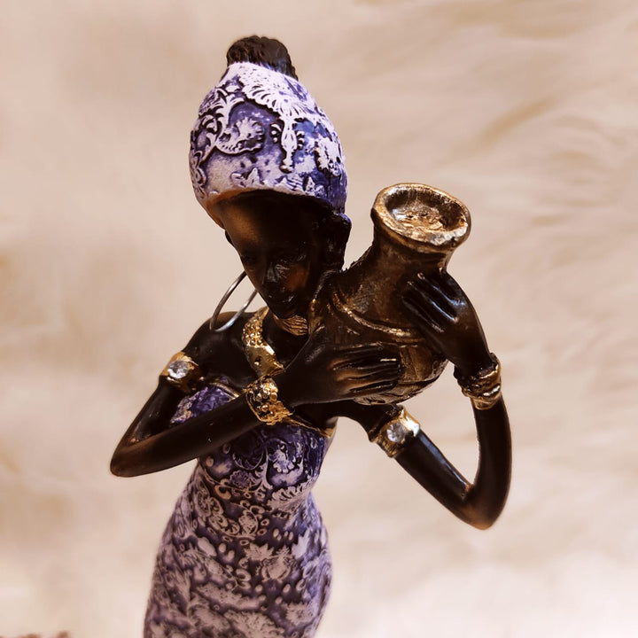 African Girl Satute Decor | Home Décor | Waseeh Pakistan