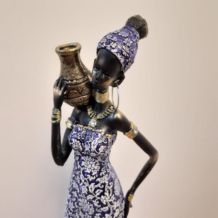 African Girl Satute Decor | Home Décor | Waseeh Pakistan