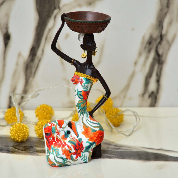African Sitting Girl Decor | Home Décor | Waseeh Pakistan