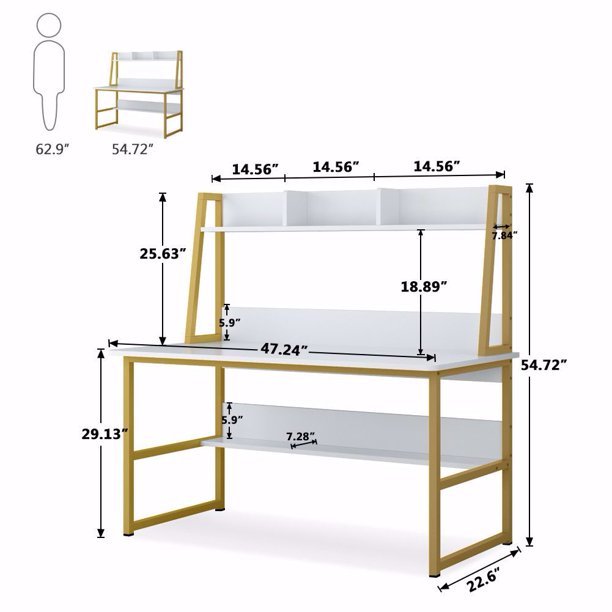 AJAX Bedroom Office Computer Work Desk Organizer Table | Furniture | Waseeh Pakistan