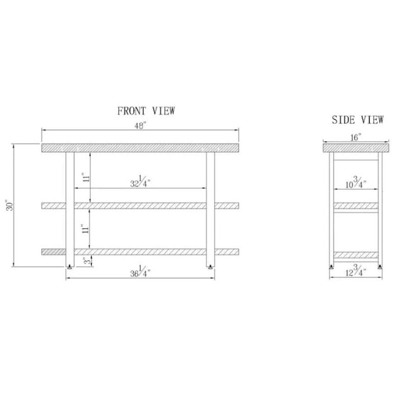 ALEZZI Entryway Lounge Living Room Console Table | Furniture | Waseeh Pakistan