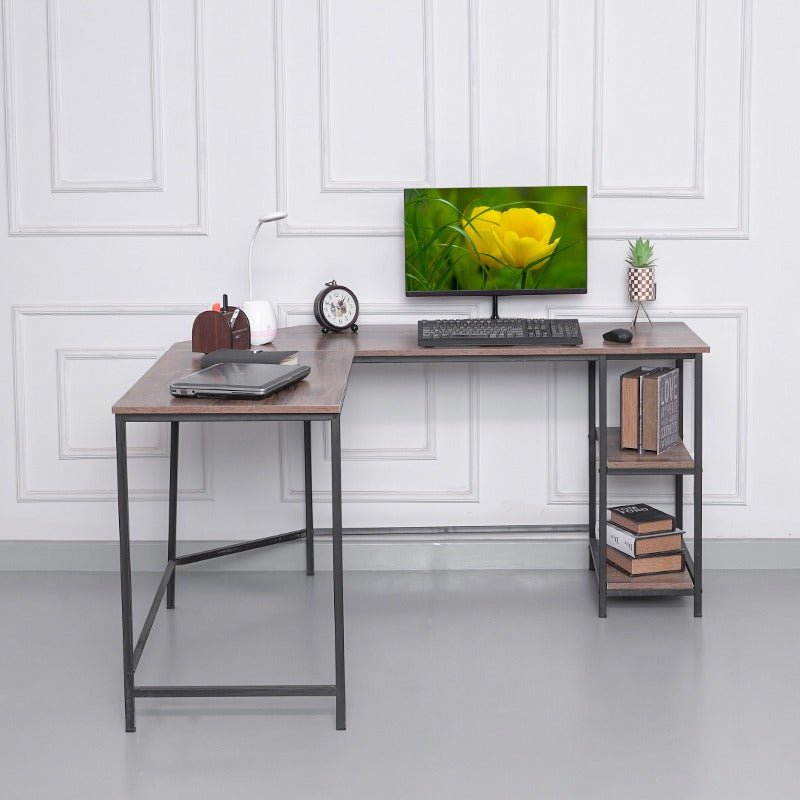 ALLENA L-Shape Home Office Workstation Writing Organizer Desk Table | Furniture | Waseeh Pakistan