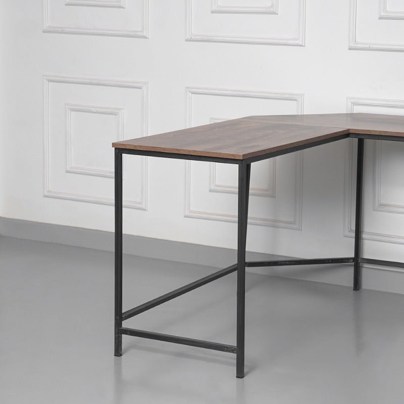 ALLENA L-Shape Home Office Workstation Writing Organizer Desk Table | Furniture | Waseeh Pakistan