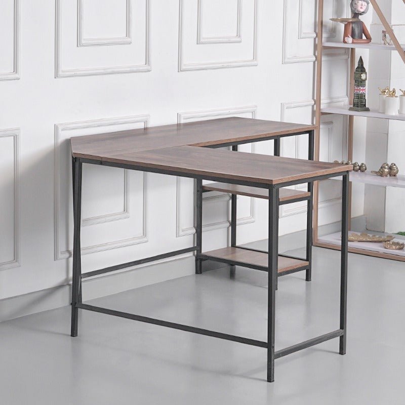 ALLENA L-Shape Home Office Workstation Writing Organizer Desk Table | Furniture | Waseeh Pakistan