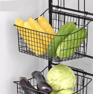 Alluring Storage Kitchen Organizer Rack (3-Tier) | Furniture | Waseeh Pakistan
