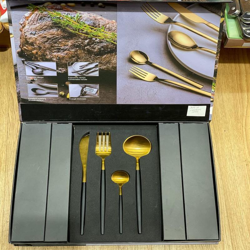 Alomi Aurum Western Style Cutlery Set (4 Pcs) | kitchen item | Waseeh Pakistan