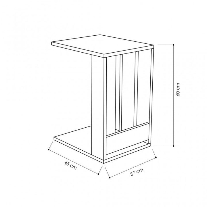 Alpha Hazel Living Lounge Bedroom Sofa Side Table | Furniture | Waseeh Pakistan