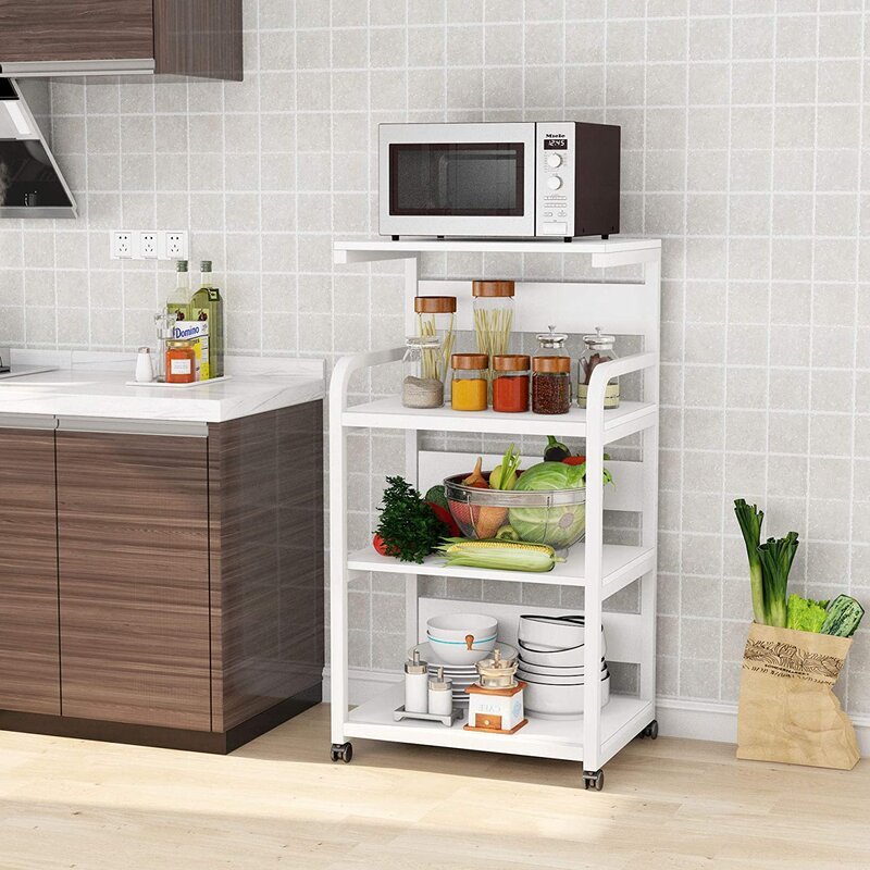 Alvaro Kitchen Moving Trolley Organizer Rack | Furniture | Waseeh Pakistan